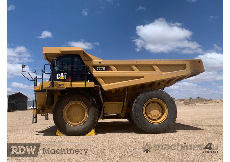 caption Caterpillar 777G Dump Truck