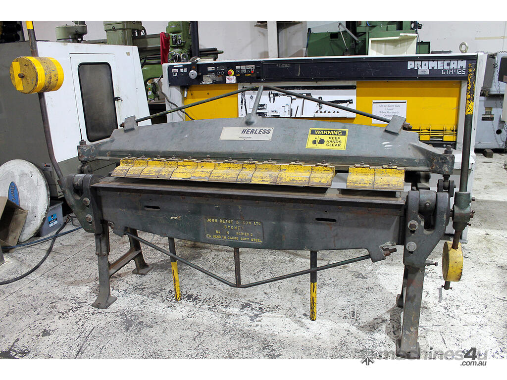 Used John Heine John Heine Manual Pan Brake Folder Pan Brakes & Folders