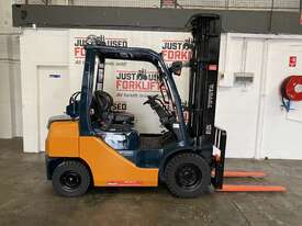 TOYOTA 8FG25 35117 DELUXE 2.5 TON 2500 KG CAPACITY LPG GAS FORKLIFT 6000  MM 3 STAGE - picture0' - Click to enlarge