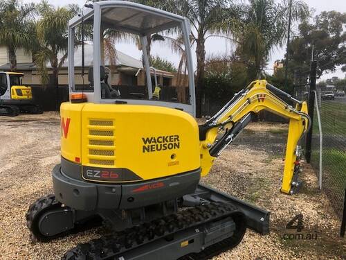 caption WACKER NEUSON 2024 EZ26VDS EXCAVATOR (3T) 5 YEAR WARRANTY