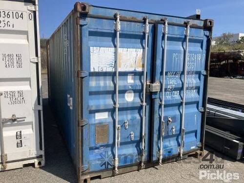 Circa 2006 Pacific International 20ft Shipping Container,PCIU2124187Note: Contents Must Be Taken Whe