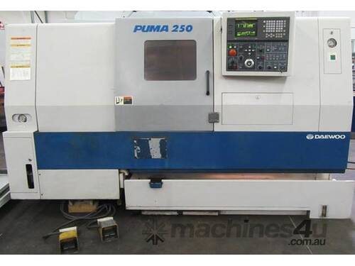 Daewoo Puma 250-B CNC Turning Centre with Hydraulic Tailstock