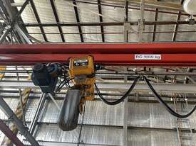 Dual 1000kg Demag kbk overhead gantry crane chain hoist lift wireless control 1T - picture0' - Click to enlarge