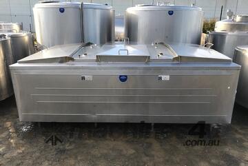 Stainless Steel Tank 3,100ltr - Dimple Jacketed and Insulated