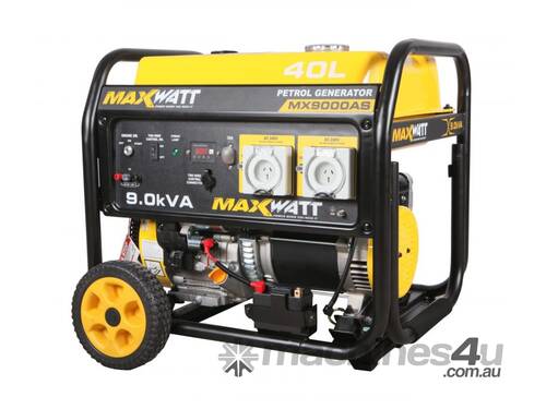 Maxwatt 9KVA Electric Start Petrol Generator (MX9000ES)