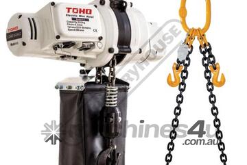 TECH0053 Electric Chain Hoist and Chain Sling 0.5 Tonne x 3 Metre Lift Single Speed: 5m/min. Lift Sp
