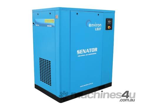 caption CVA Compressors - New Senator Rotary Screw Air Compressor LS37 - 37kw - 225cfm