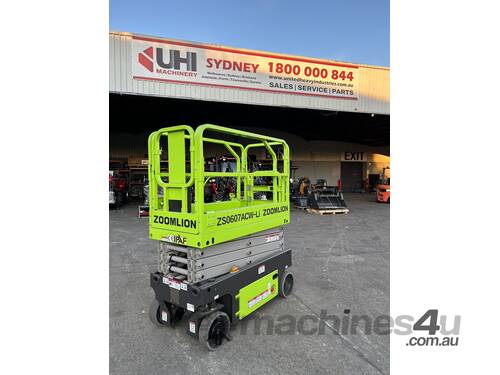 caption ZOOMLION 20FT Lithium Battery Scissor Lift