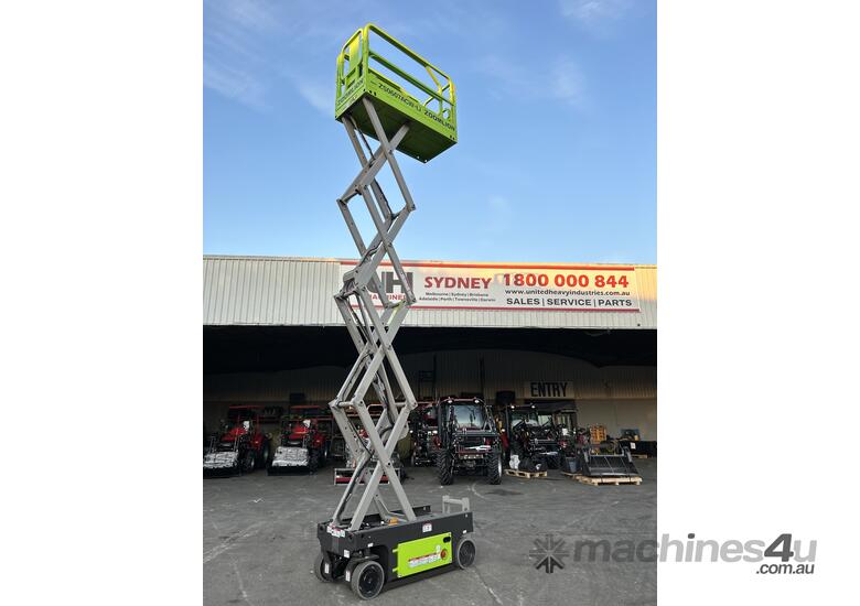 caption ZOOMLION 20FT Lithium Battery Scissor Lift