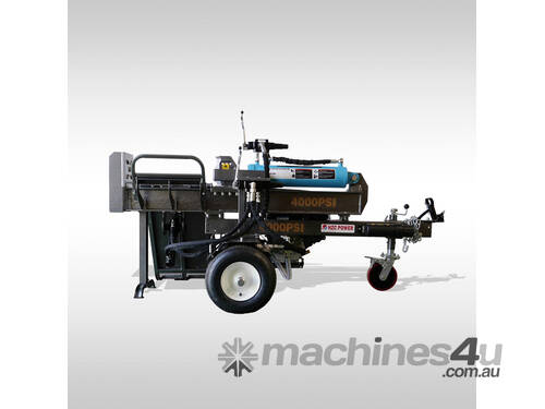 caption HZC BLUE GEM 40T LIFTER LOG SPLITTER -BRIGGS & STRATTON 13.5HP