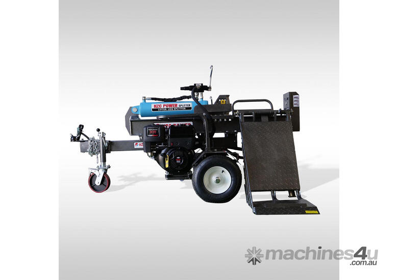 caption HZC BLUE GEM 40T LIFTER LOG SPLITTER -BRIGGS & STRATTON 13.5HP