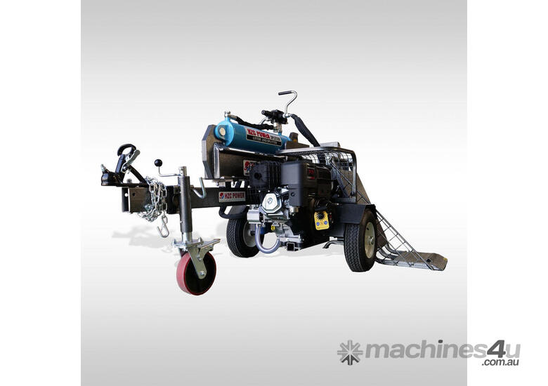 caption HZC BLUE GEM 40T LIFTER LOG SPLITTER -BRIGGS & STRATTON 13.5HP