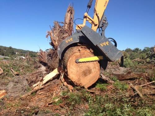 HardWood Forestry Products- Cut-Off Saw with 180 Deg cut