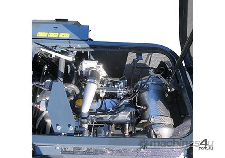 caption Iseki SF237 Out-Front Rotary Mower-Collector