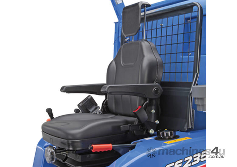 caption Iseki SF237 Out-Front Rotary Mower-Collector