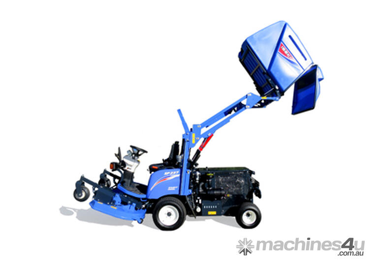 caption Iseki SF237 Out-Front Rotary Mower-Collector