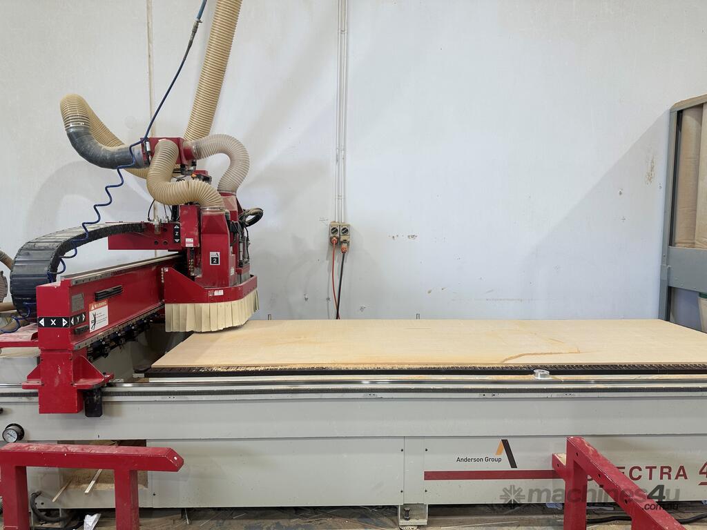 Used spectra Used Anderson Spectra 412 CNC Machine Flatbed Nesting CNC