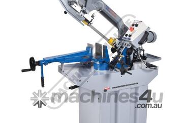 EB-260V Swivel Head Metal Cutting Band Saw Electronic Variable Blade Speed 20-90mpm, Mitre Cuts Up T