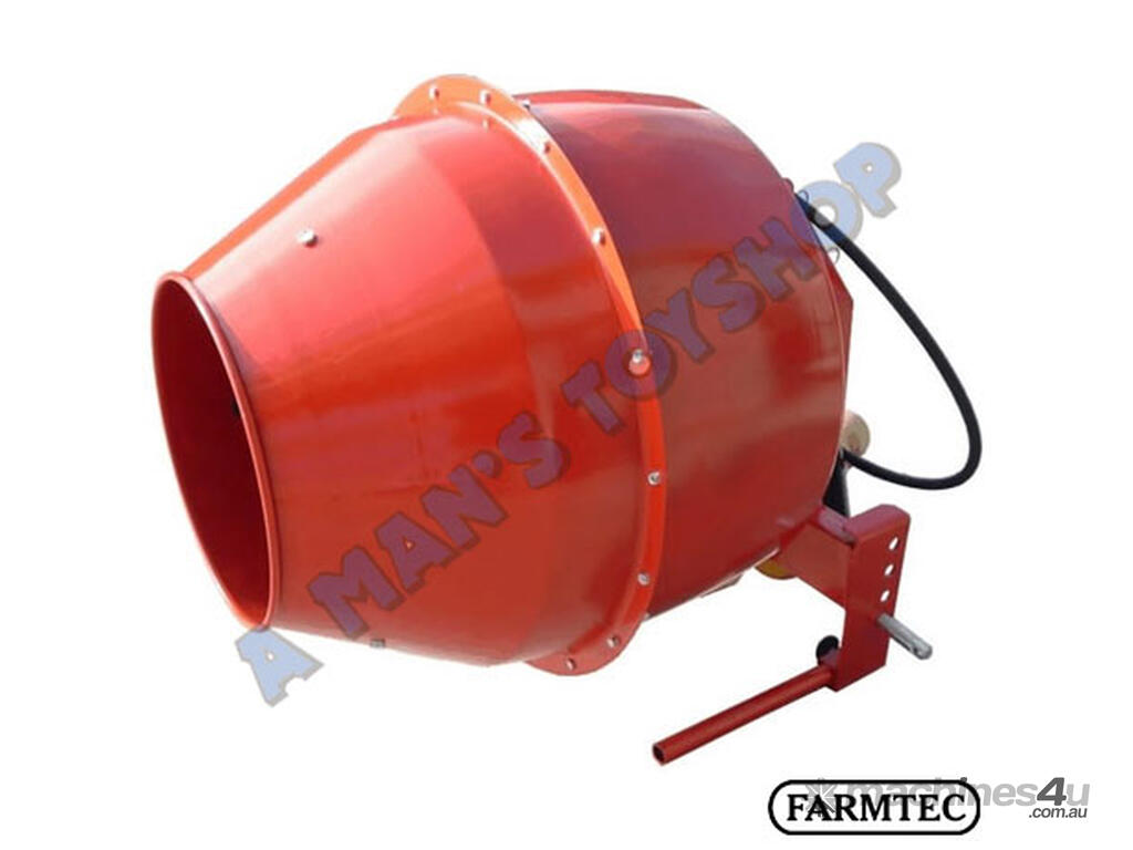 New farmtec CEMENT MIXER 5 CUBIC FEET PTO CAT1 30HP Concrete Mixers in