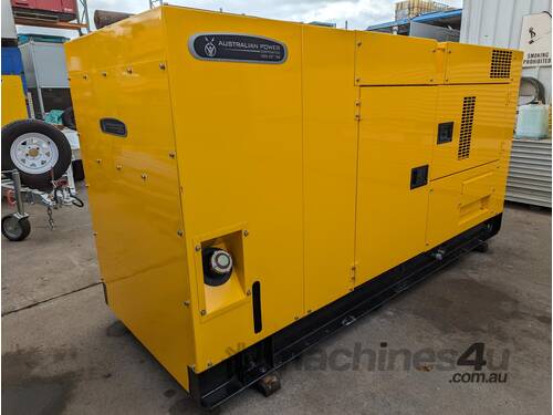 caption 80 KVA Hino (Japan) Denyo Brushless Silenced Diesel Generator , Refurbished Good Condition