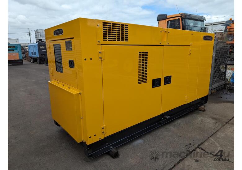 caption 80 KVA Hino (Japan) Denyo Brushless Silenced Diesel Generator , Refurbished Good Condition