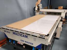 Multicam CNC Router model SM2412, 2022 model, with vision camera system,22 months old under warranty - picture0' - Click to enlarge