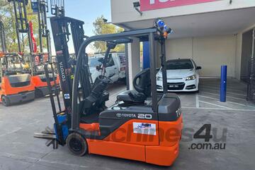 3 wheel 8 series toyota battery electric 2.0 tonnr