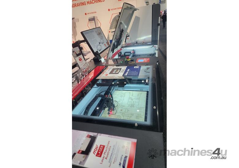 caption MW Laser: J750 Laser Cutter/Engraving Machine: 700x500mm - Compact Design