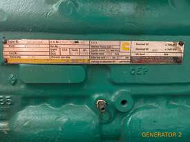 Cummins 500KW generator - low hours, great condition 1988 - picture1' - Click to enlarge