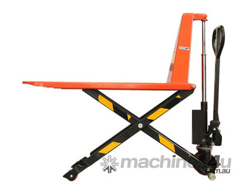 caption Scissor Pallet Truck 1.5-Tonne 550 x 1150mm
