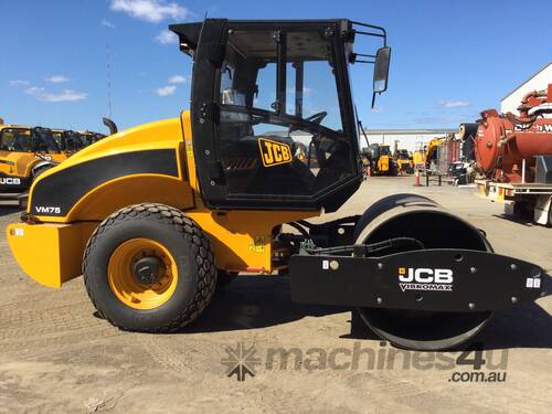 caption UNUSED 2023 JCB VM75D SMOOTH DRUM ROLLER U4686