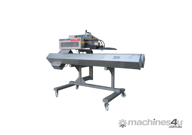 caption SB1000 Continuous Heat Sealer: Ideal for use in food, medical, pharmaceutical and chemical sectors!