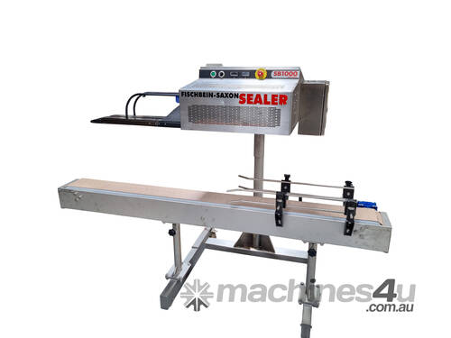 caption SB1000 Continuous Heat Sealer: Ideal for use in food, medical, pharmaceutical and chemical sectors!