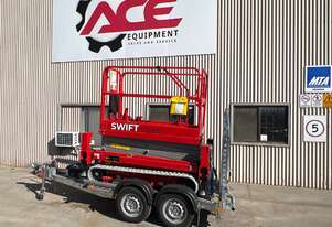 SWIFT TS06E Tracked Scissor Lift with Trailer