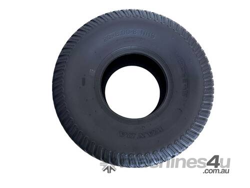 caption 1 x COMMERCIAL RIDE ON MOWER 4 PLY TYRES -8