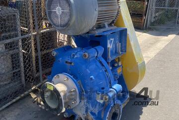 Weir Warman 8/6 E AH Slurry Pump Recirculation 110kW Motor F6058HE1A49 6VC 200x150mm Rubber Lined