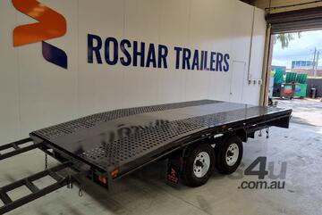 4.5 TONNE CAR CARRIER TRAILER 16X8 FLAT TOP