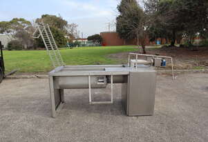 Commercial Stainless Steel Pasta Dough Twin Shaft Paddle Mixer - Rossi