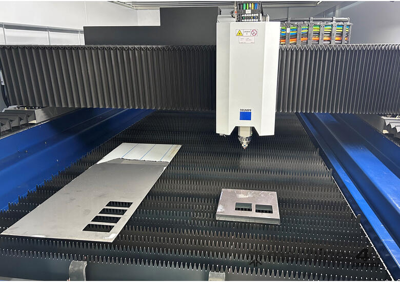 caption TRUMPF TruLaser 1030 12kW Fiber Laser Cutting Machine