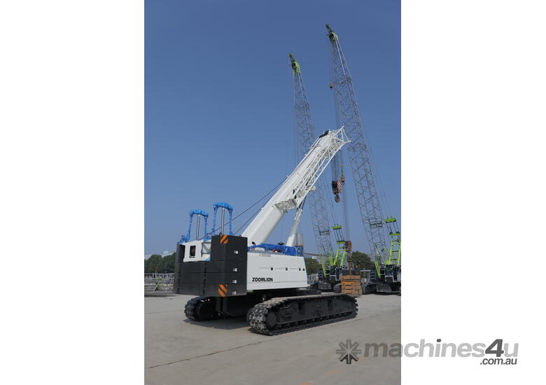 caption Zoomlion 90T Telescopic Crawler Crane ZCT900V - Unmatched Lifting Capacity