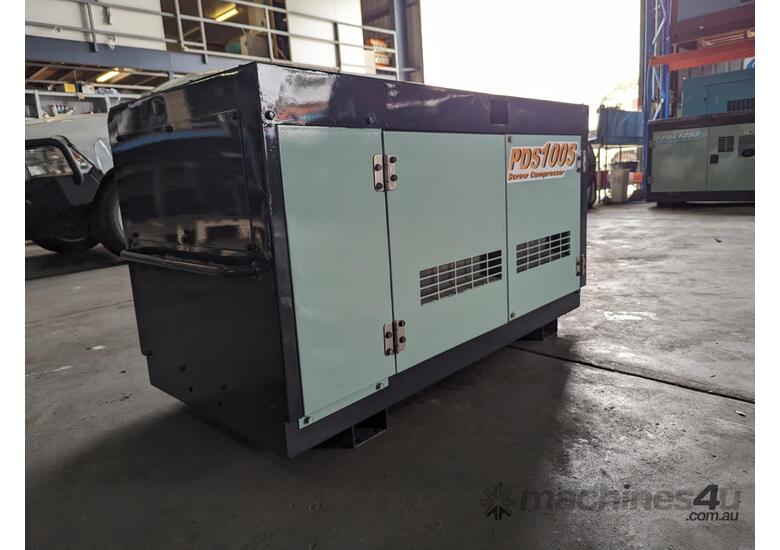 100 CFM AIRMAN AFTERCOOLED SILENCED SCREW COMPRESSOR PERFECT CONDITION 