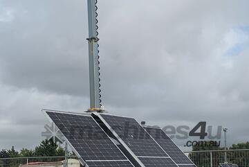 Globe Power Solar Light Towers: 48/hr runtime, 43k Lumens - Best in Class!