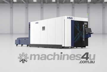 HSG G3015X 12kW Fiber Laser Cutting Machine | Double Exchange Platform