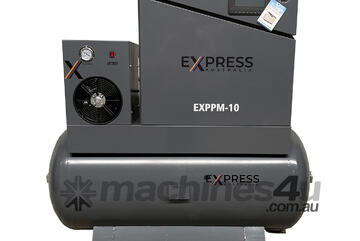 Screw Compressor PM VSD Package 7.5kW (10HP) with tank and dryer