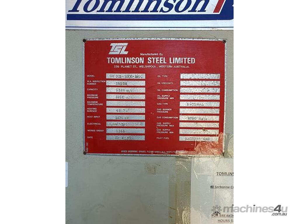 Used Not Specified Unknown 1989 2MW HIGH PRESSURE WATER TUBE PACKAGED