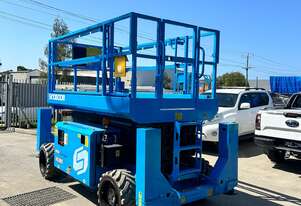 Sinoboom Rough Terrain Scissor Lift: Diesel, 12m Reach, 4100kg Capacity!