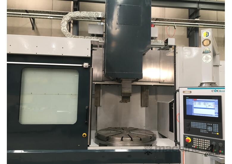 caption Vertical Borer CNC/ Vertical Turning Lathe, VTL with ATC