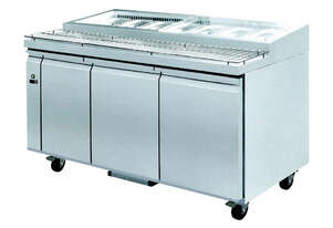 PWB150 three door DELUXE Pizza Prep Bench