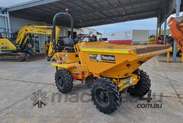 THWAITES 3T 2021 ARTICULATED SWIVEL SITE DUMPER (DU219) WITH 740 HOURS