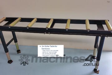 2000MM ROLLER TABLE | ADJUSTABLE HEIGHT | 470MM (W) x 650 - 1000MM (H) | 800kg capacity